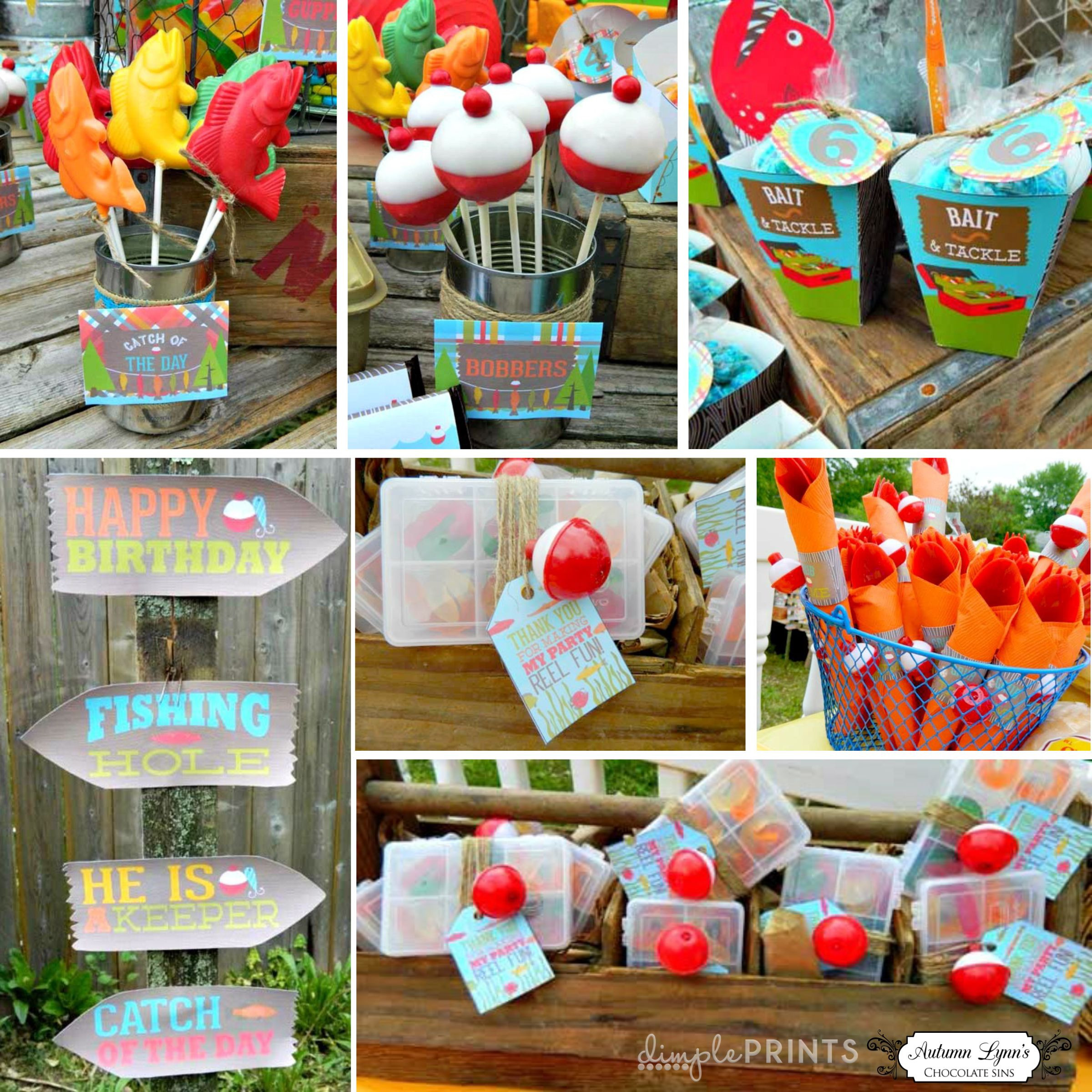 Kids Fish Birthday Party
 Fishing Deluxe Printable Birthday Party Package in 2019