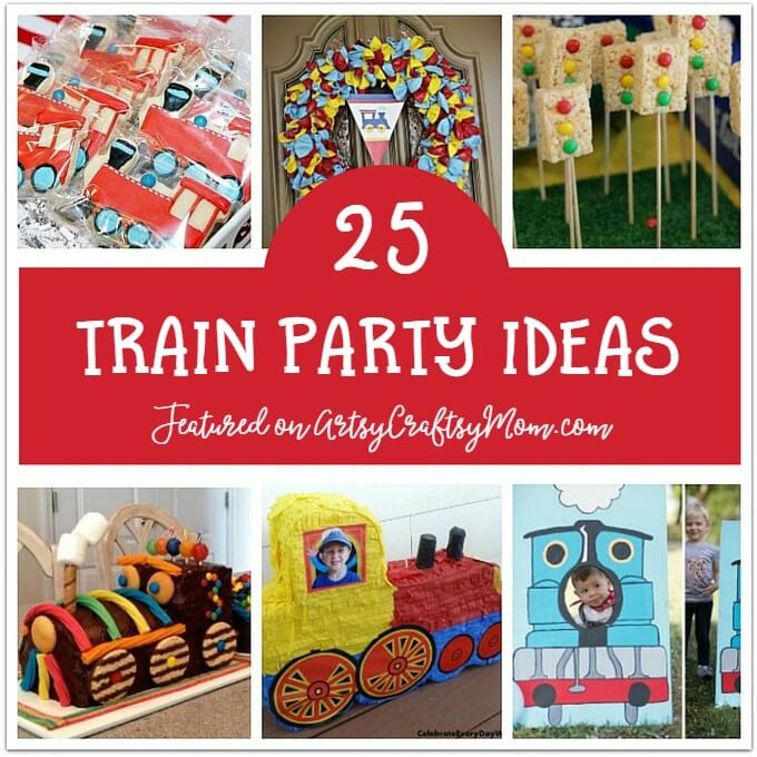 Kids Party Trains
 25 Awesome Train Birthday Party Ideas for Kids