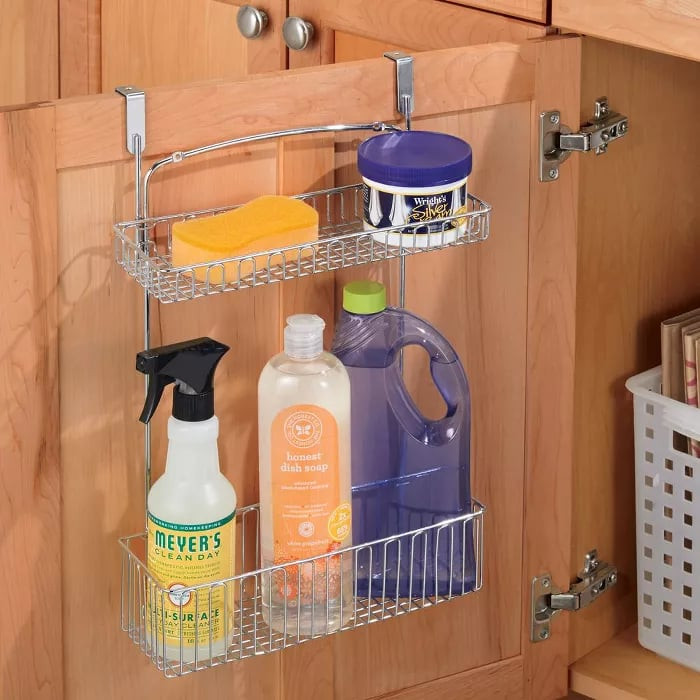 Kitchen Storage Cabinet Target
 mDesign Over Cabinet Kitchen Storage Organizer