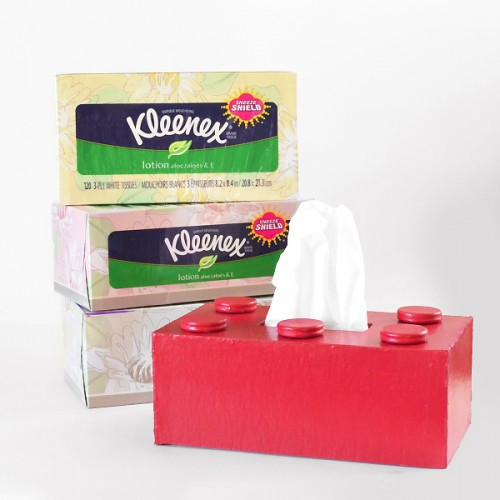 Kleenex Box Covers DIY
 DIY Lego Kleenex Box Cover Shelterness