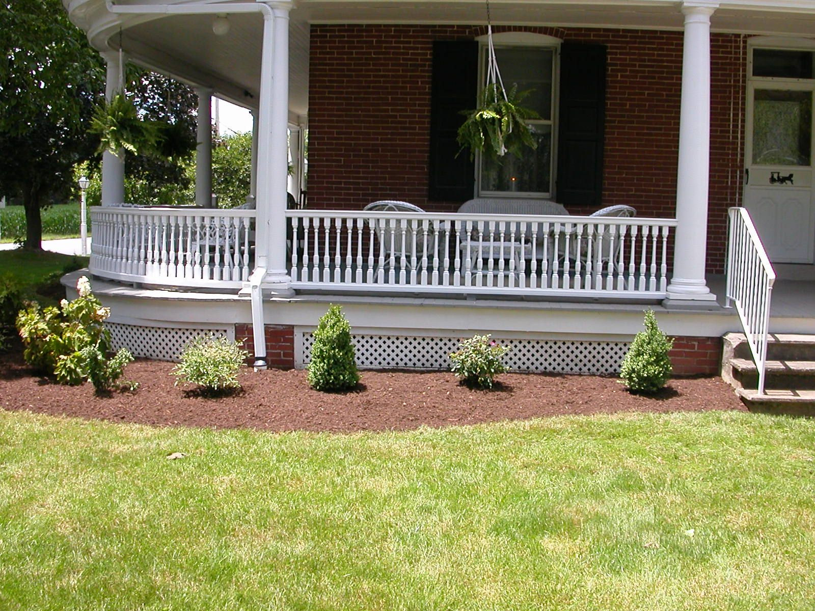 Landscape Around Front Porch
 landscaping ideas for wrap around porches