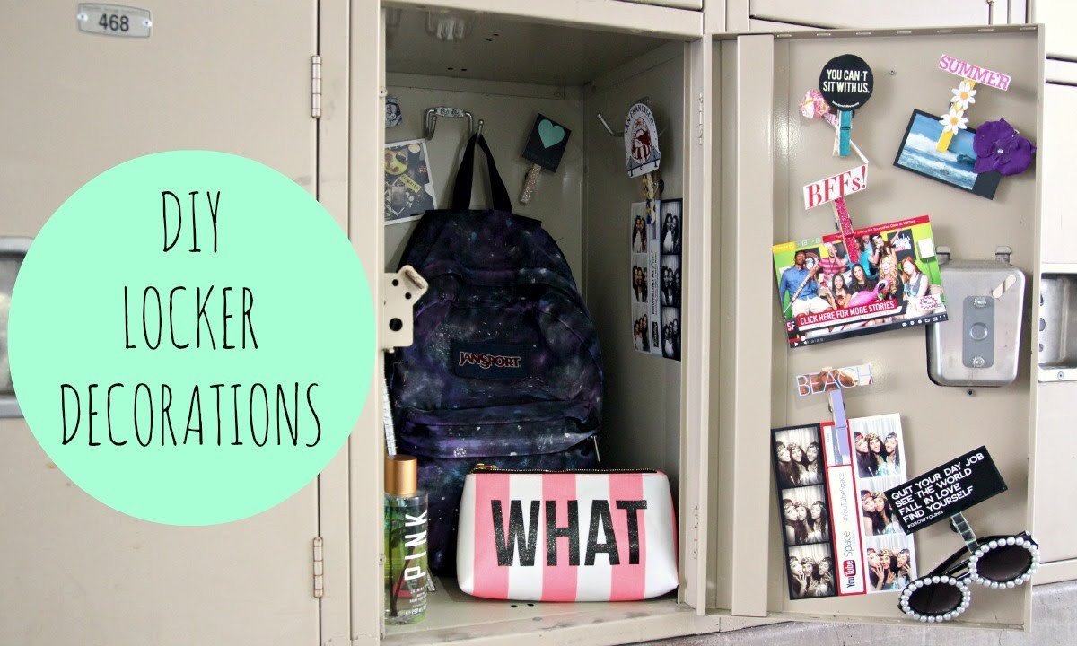 Locker Decorations DIY
 DIY Locker Decorations For Back To School