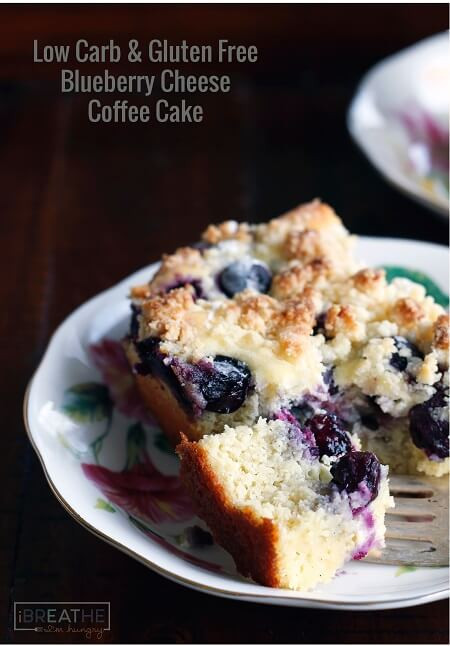 Low Carb Coffee Cake
 Low Carb Blueberry Cheese Danish Coffee Cake IBIH