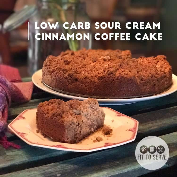 Low Carb Coffee Cake
 Low Carb Sour Cream Cinnamon Coffee Cake