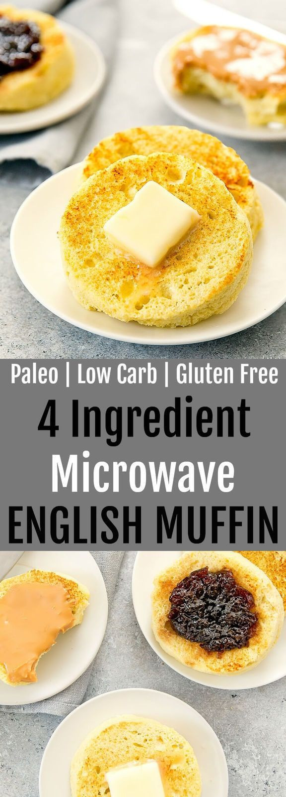 Low Carb English Muffin Recipes
 Microwave Paleo Low Carb English Muffin Recipe