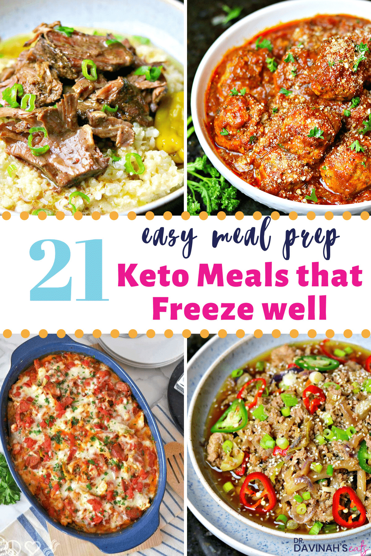 Low Carb Freezer Recipes
 21 Low Carb Frozen Meals Recipes for Meal Prep