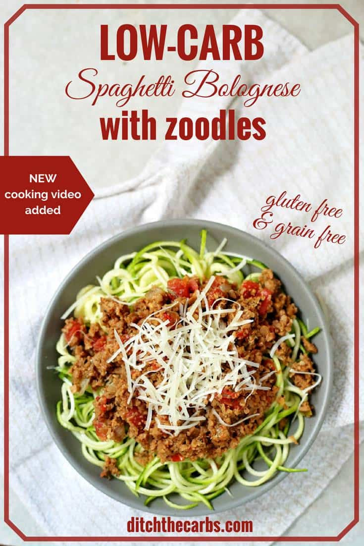 Low Carb Spaghetti Recipe
 Low Carb Spaghetti Bolognese with ZOODLES new cooking video