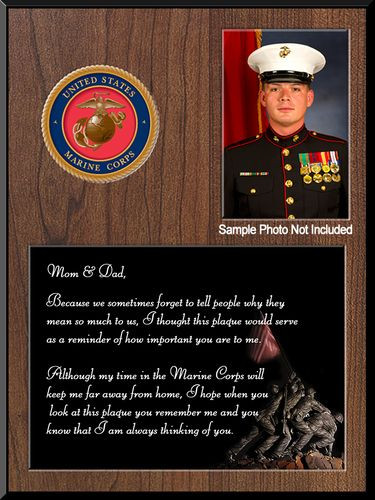 Marine Graduation Gift Ideas
 Gift for Marine Corps Parents Wooden Marine Corps Plaque