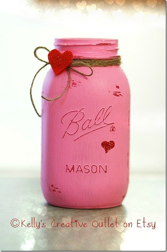 Mason Jar Valentine Gift Ideas
 Valentine Mason Jars Mason Jar Crafts Love