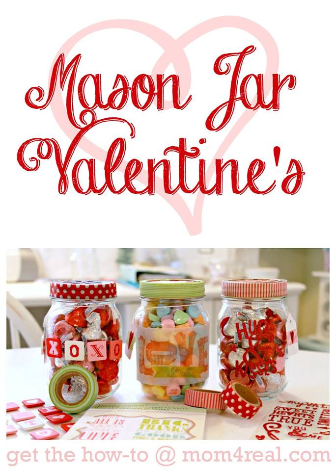 Mason Jar Valentine Gift Ideas
 Mason Jar Valentine s & 14 Days of Crafting