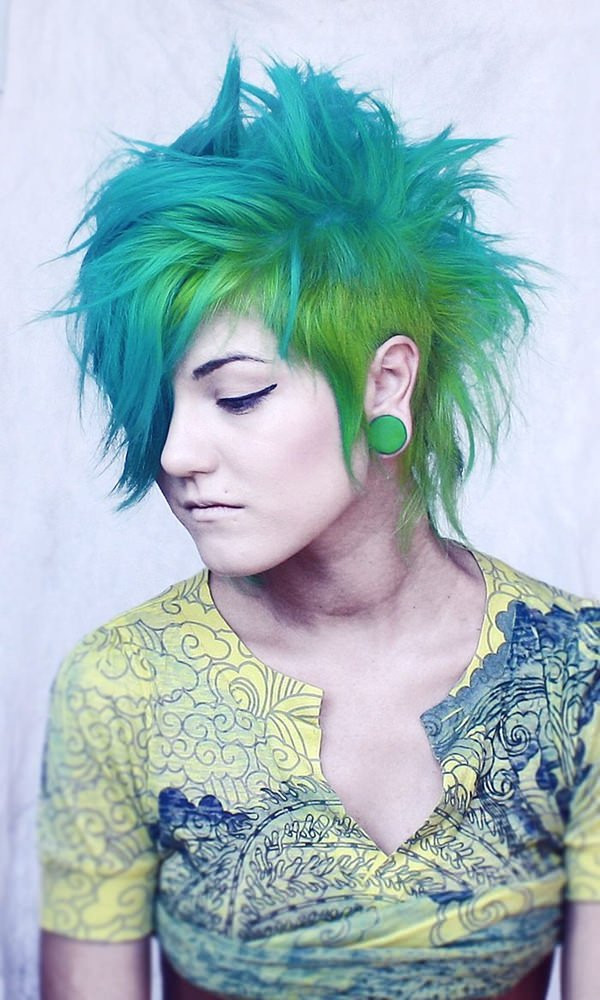 Medium Punk Hairstyles
 56 Punk Hairstyles to Help You Stand Out From the Crowd