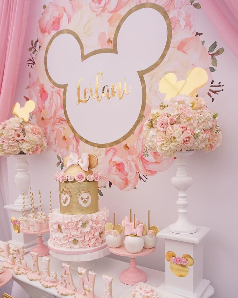 Minnie Mouse 1st Birthday Decorations
 Pink Minnie Mouse Disney Birthday Party TINSELBOX