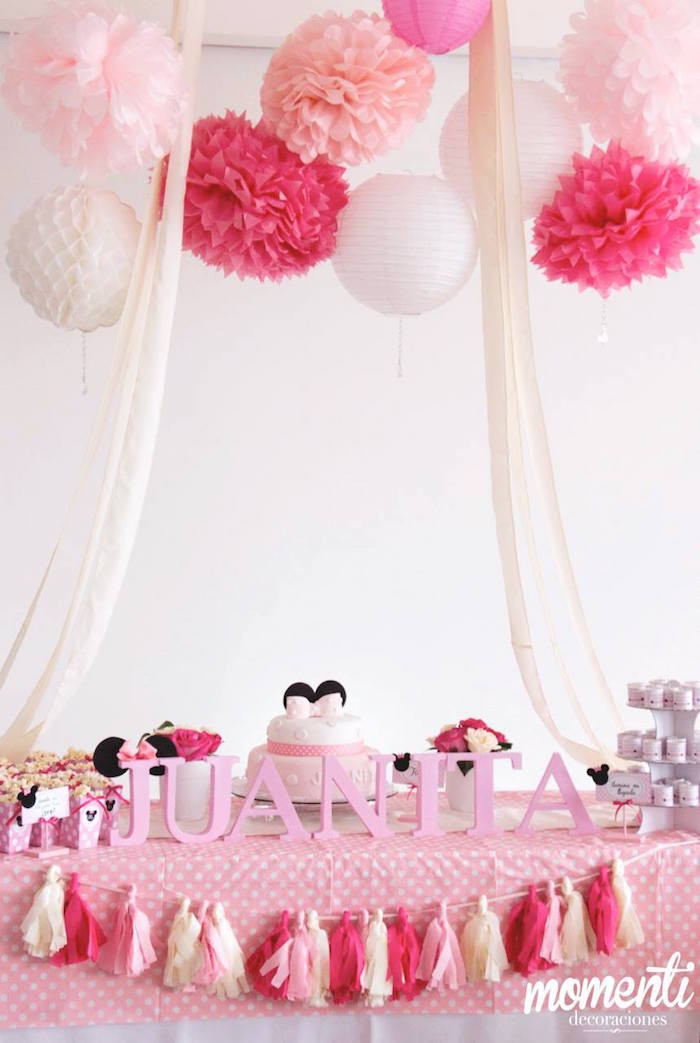 Minnie Mouse Baby Shower Decorations Ideas
 Pink Minnie Mouse Baby Shower Baby Shower Ideas Themes