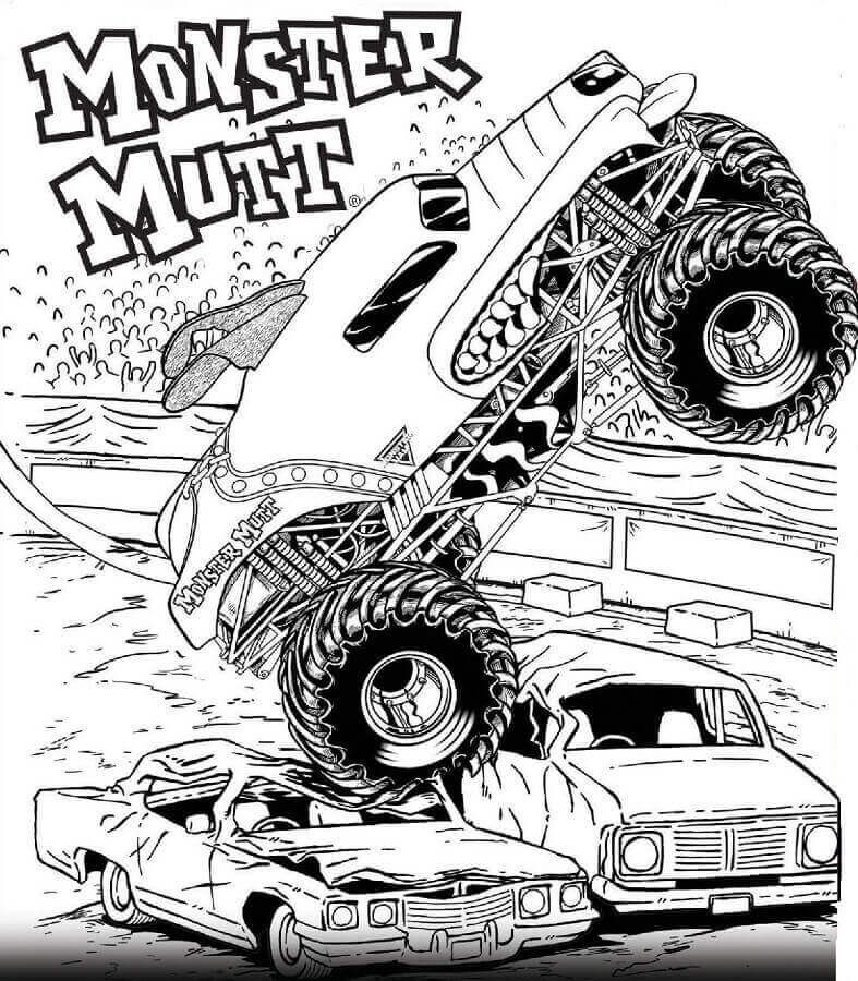Monster Truck Coloring Pages Printable
 10 Monster Jam Coloring Pages To Print