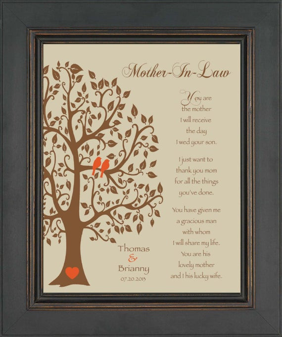 Mother In Law Wedding Gifts
 Wedding Gift for Mother In Law Future Mom by