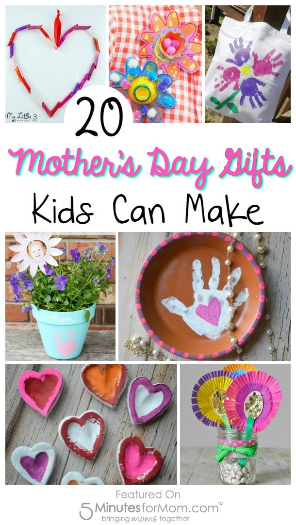 Mother'S Day Craft Gift Ideas
 20 Mother s Day Gifts Kids Can Make