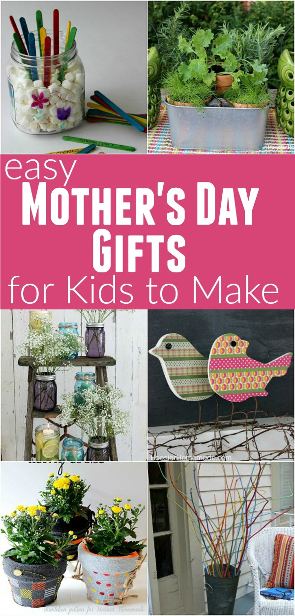Mother'S Day Gift Ideas For Kids
 Easy Mother s Day Gifts for Kids to Make Hoosier Homemade