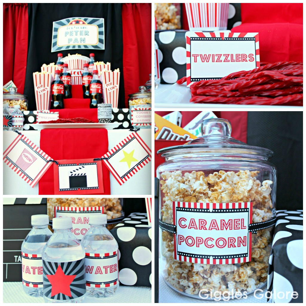 Movie Night Birthday Party
 Outdoor Movie Night Party & Giveaway