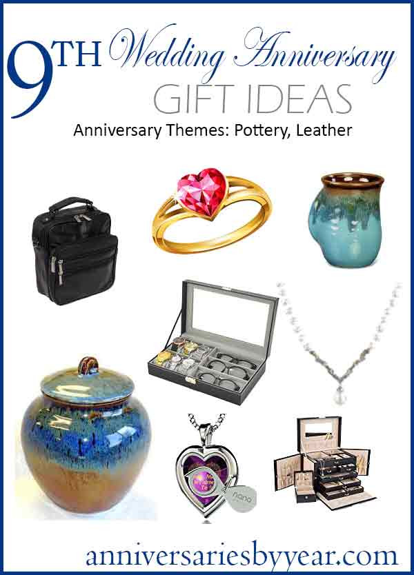 Ninth Anniversary Gift Ideas
 9th Anniversary Ninth Wedding Anniversary Gift Ideas