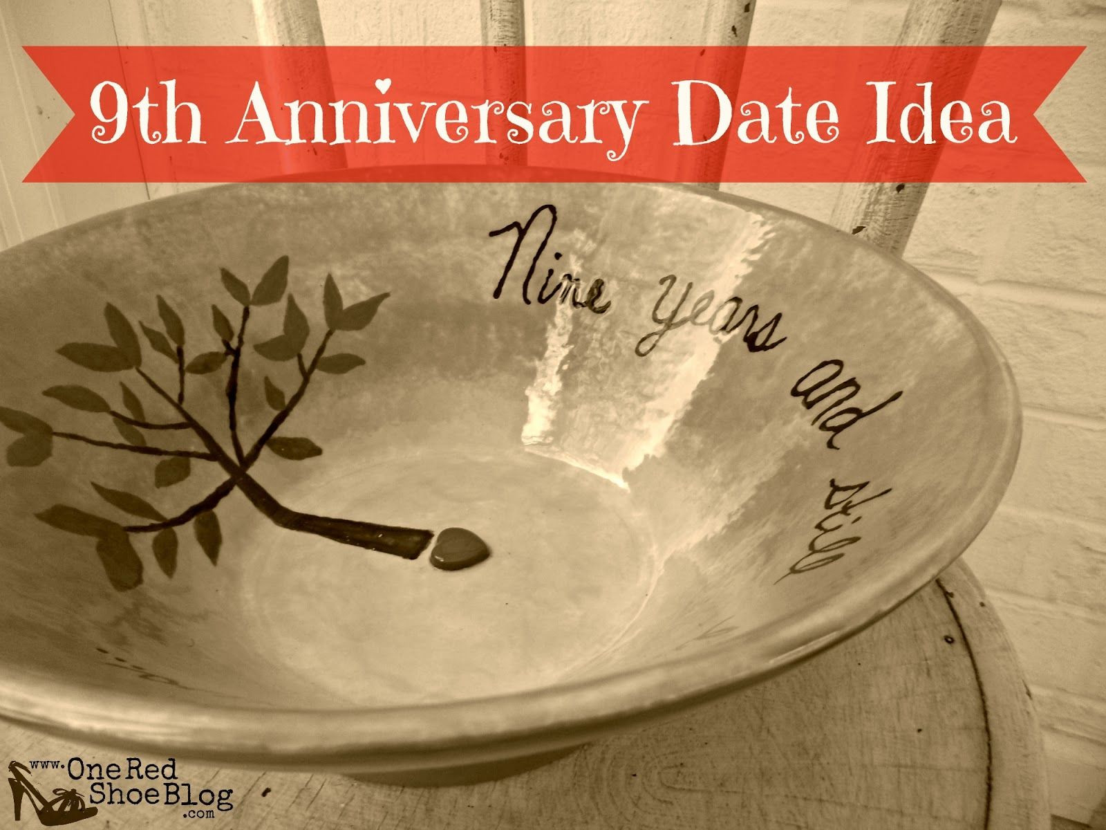 Ninth Anniversary Gift Ideas
 9th anniversary pottery idea for anniversary date night