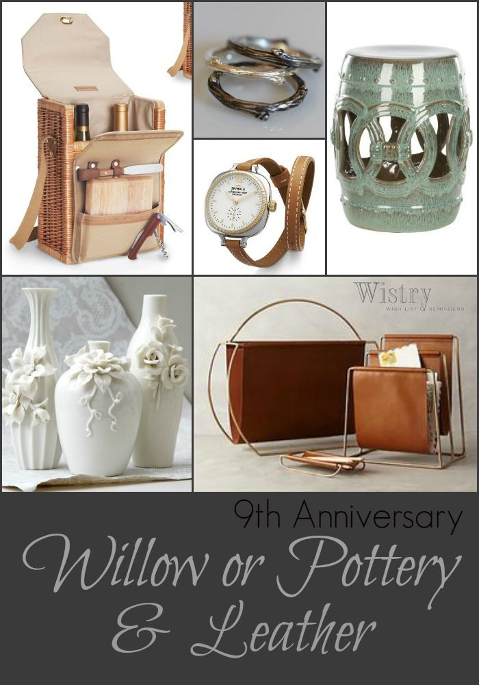 Ninth Anniversary Gift Ideas
 9th Anniversary Gift Ideas Traditional Willow & Pottery
