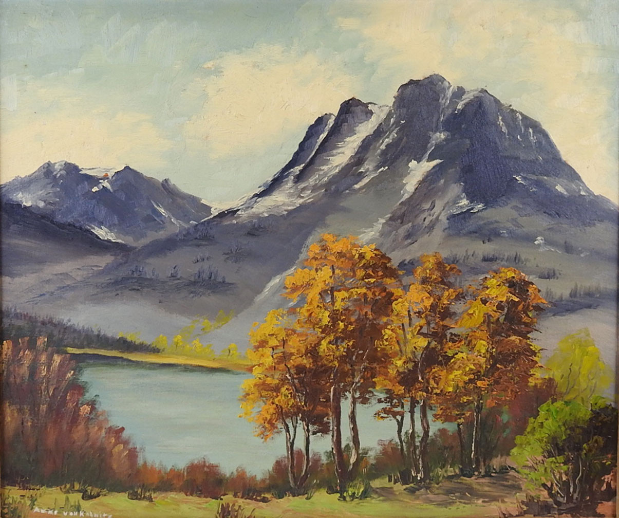 Oil Paintings Landscape
 Mountain Landscape Oil Painting
