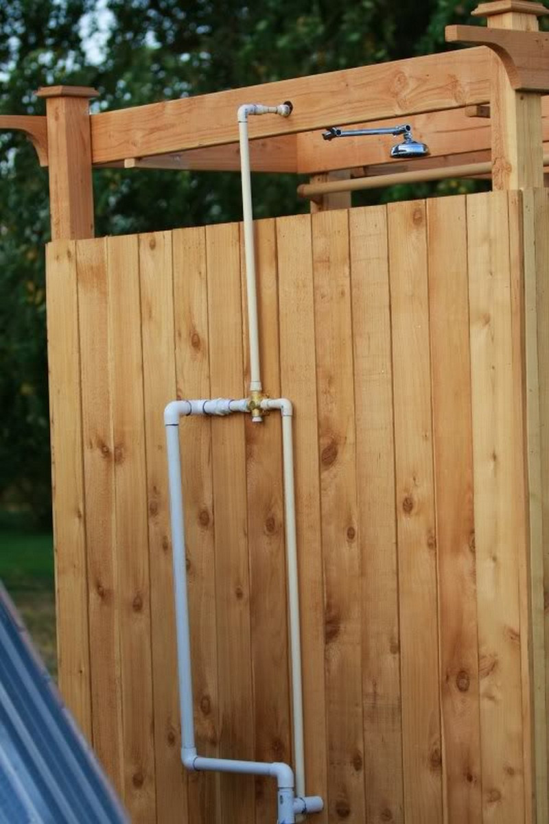 Outdoor Shower DIY
 DIY Solar Outdoor Shower