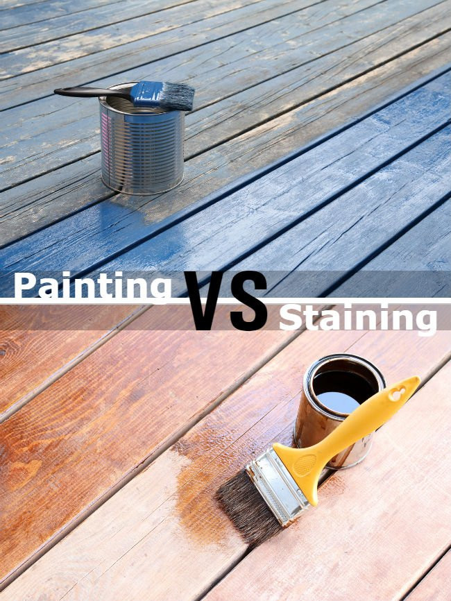 Paint Or Stain Deck
 Painting vs Staining a Deck 7 Big Differences