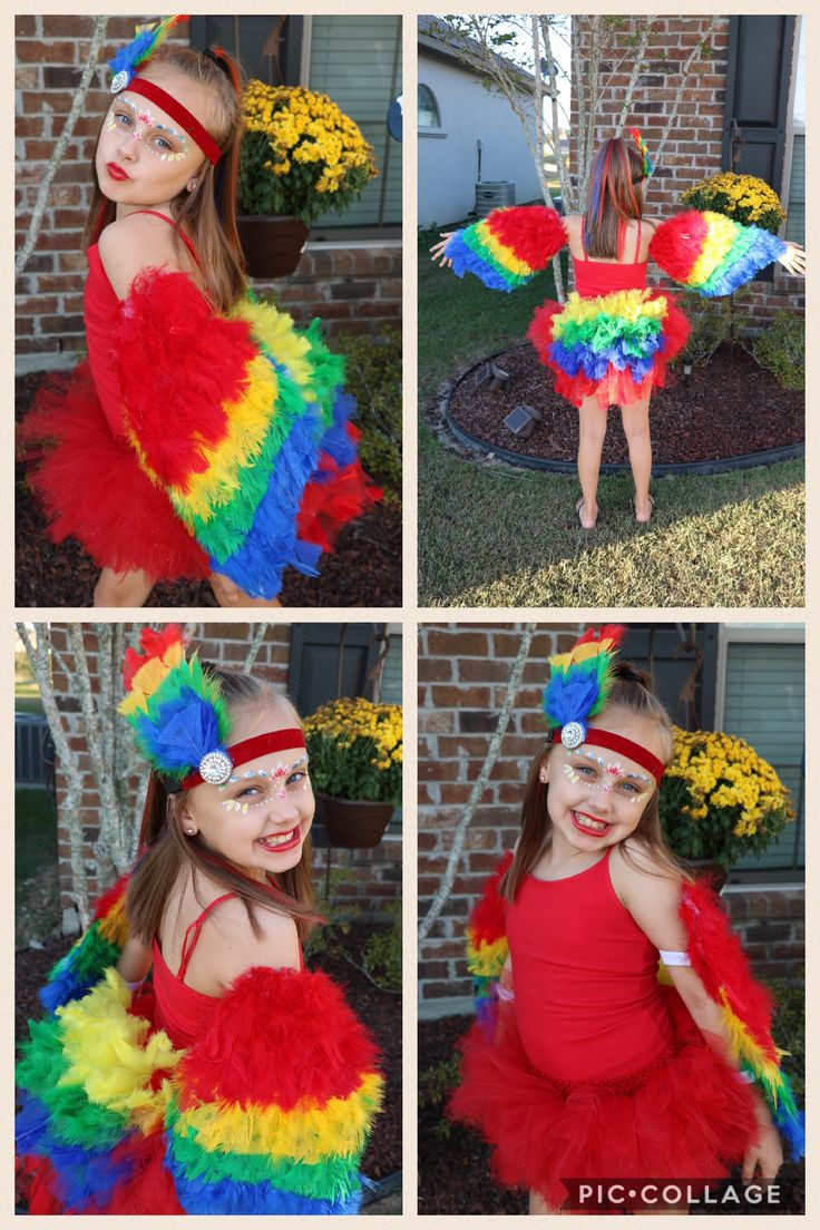 Parrot Costume DIY
 Macaw Parrot Costume DIY Parrot Costume Tutu costume