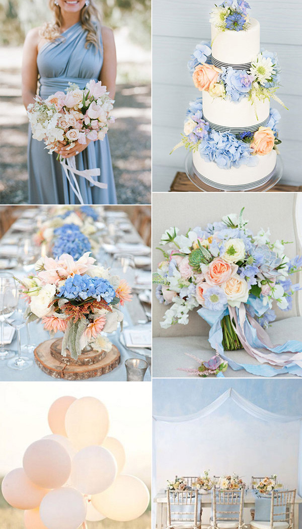Peach Color Wedding
 Top Five Wedding Colors For Spring 2016 BridalTweet