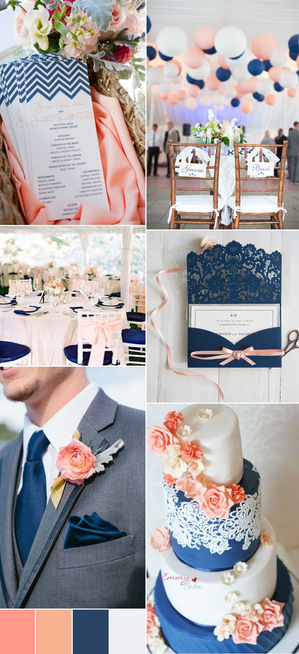 Peach Color Wedding
 The Top 8 Peach Wedding Colors binations Trends for