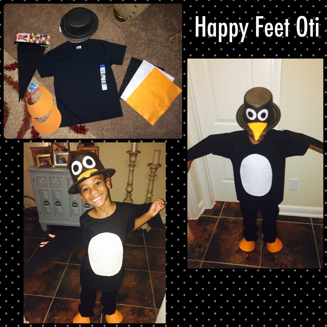 Penguin Costumes DIY
 DIY Penguin Costume Supplies under $10 at Hobby Lobby