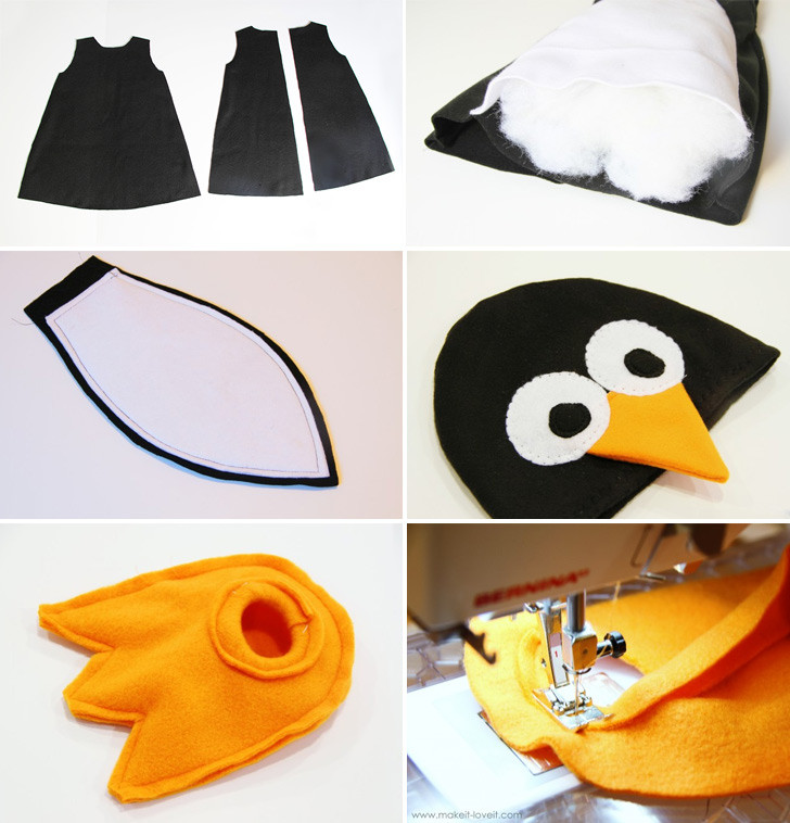Penguin Costumes DIY
 How to Make Halloween Kid Penguin Costume Sew Handimania