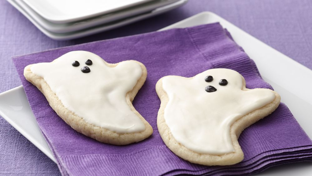 Pillsbury Halloween Sugar Cookies
 Ghost Sugar Cookie Cutouts recipe from Pillsbury