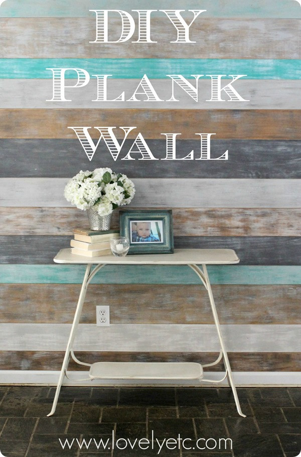 Plank Wall DIY
 DIY Plank Wall Redhead Can Decorate