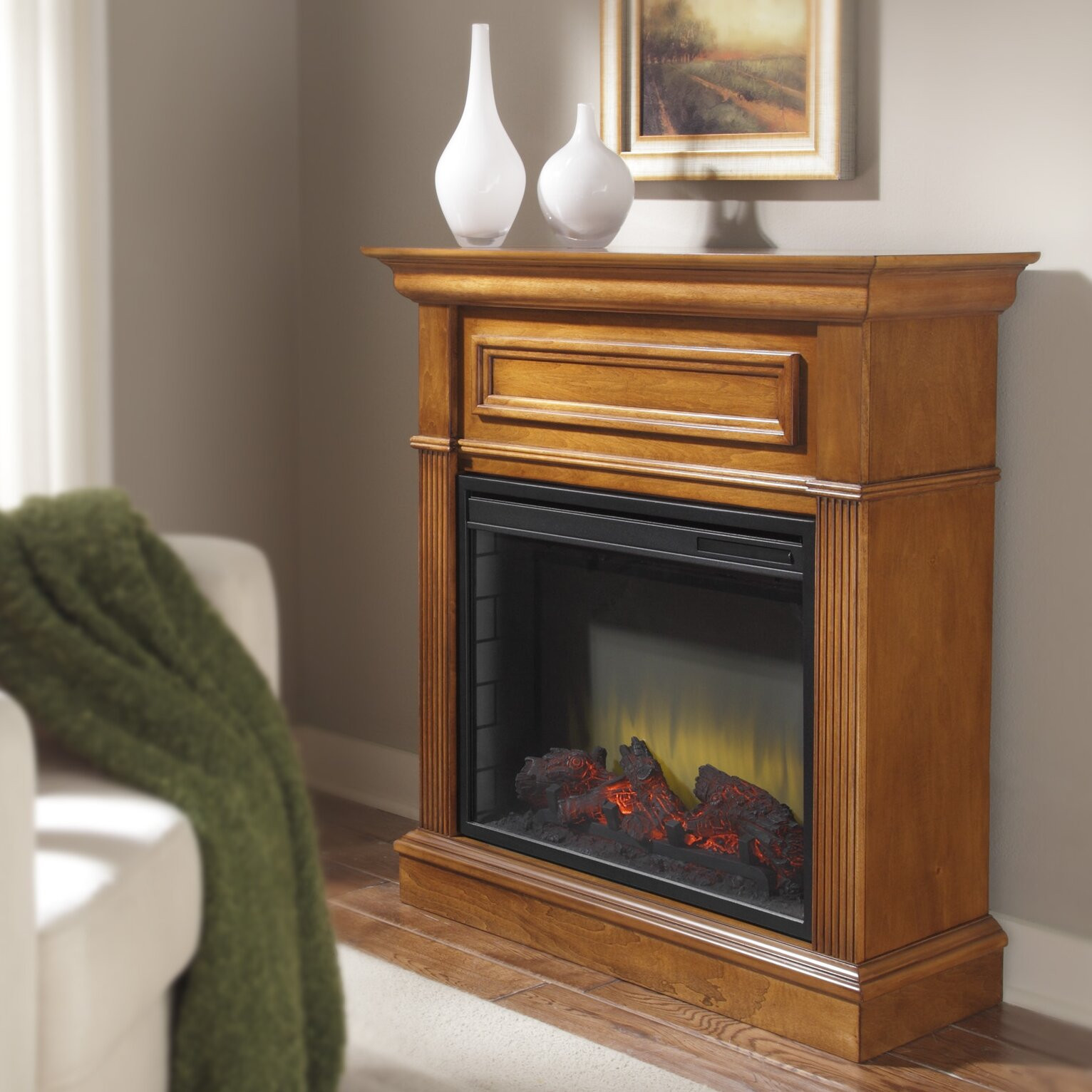 Pleasant Hearth Electric Fireplace
 Pleasant Hearth Hawthorne pact Electric Fireplace