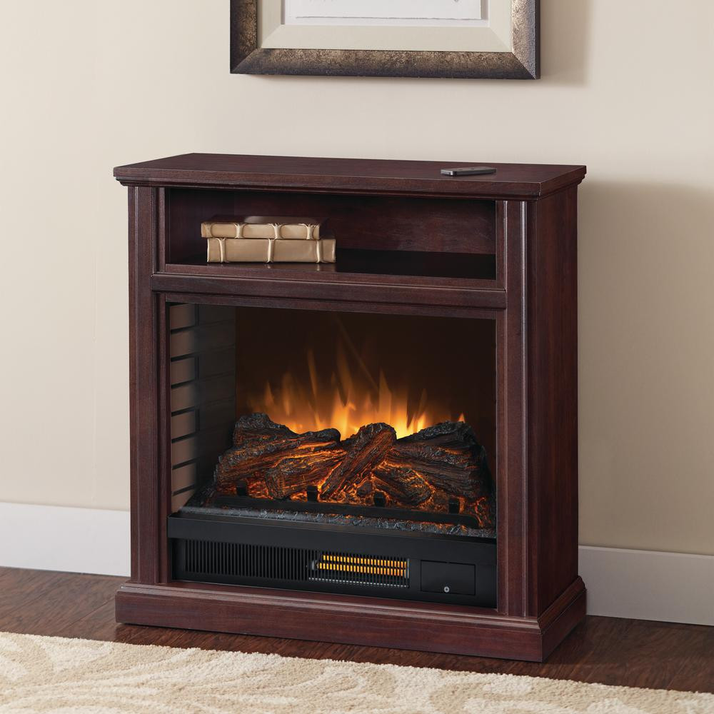 Pleasant Hearth Electric Fireplace
 Pleasant Hearth Parkdale 30 in Freestanding Mobile