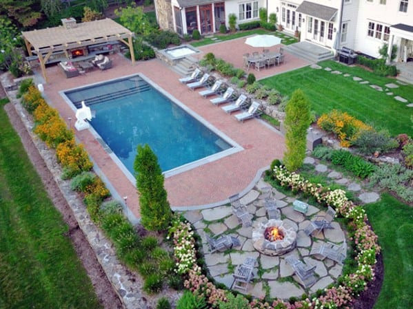 Pool Landscape Design
 Top 40 Best Pool Landscaping Ideas Aesthetic Outdoor