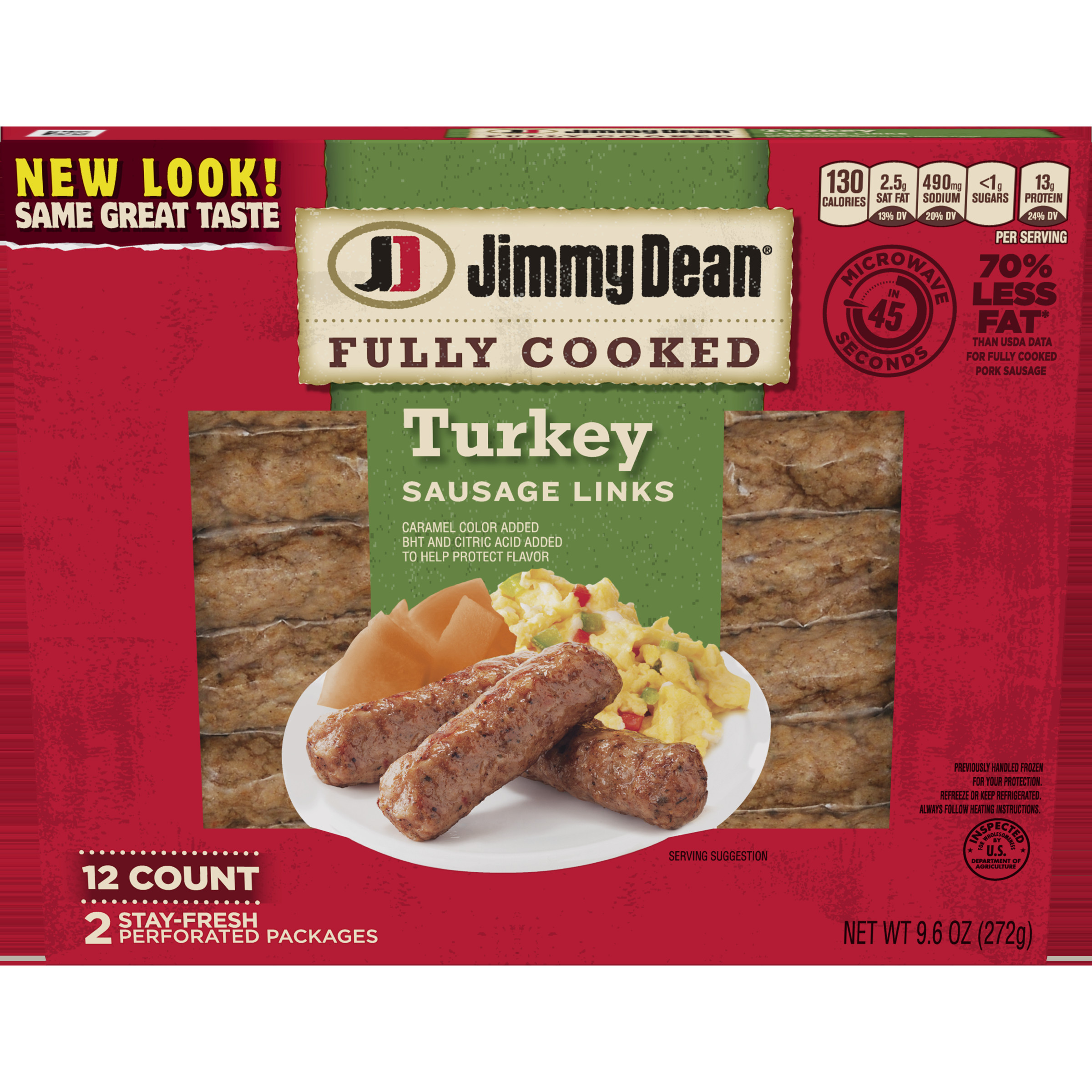 Pre Cooked Thanksgiving Dinner Walmart 2020
 Jimmy Dean Fully Cooked Turkey Sausage Links 9 6 Oz 12
