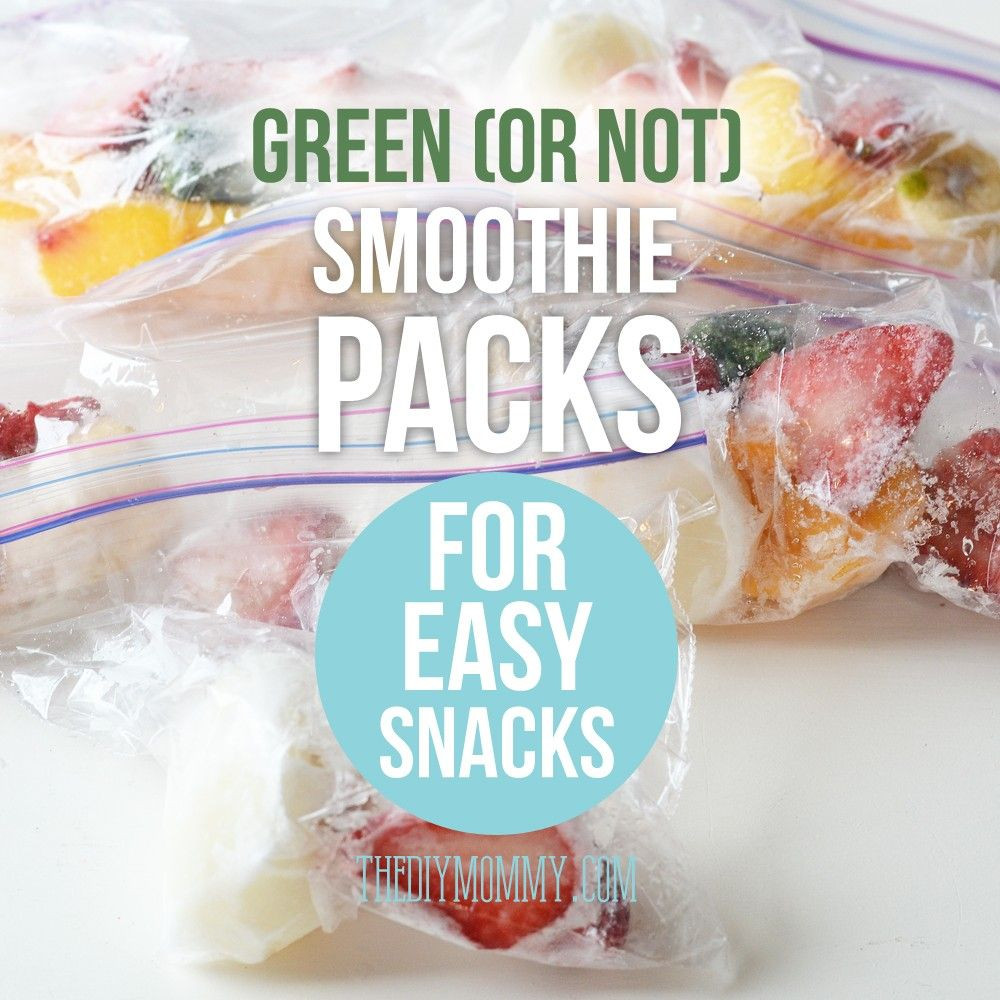 Pre Made Smoothies For Weight Loss
 Make Green or Not Green Smoothie Packs for Easy Snacks