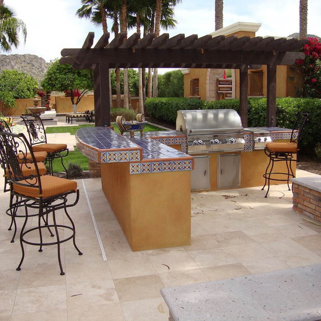 Prefabricated Outdoor Kitchen Island
 Kitchen Convert Your Backyard With Awesome Modular