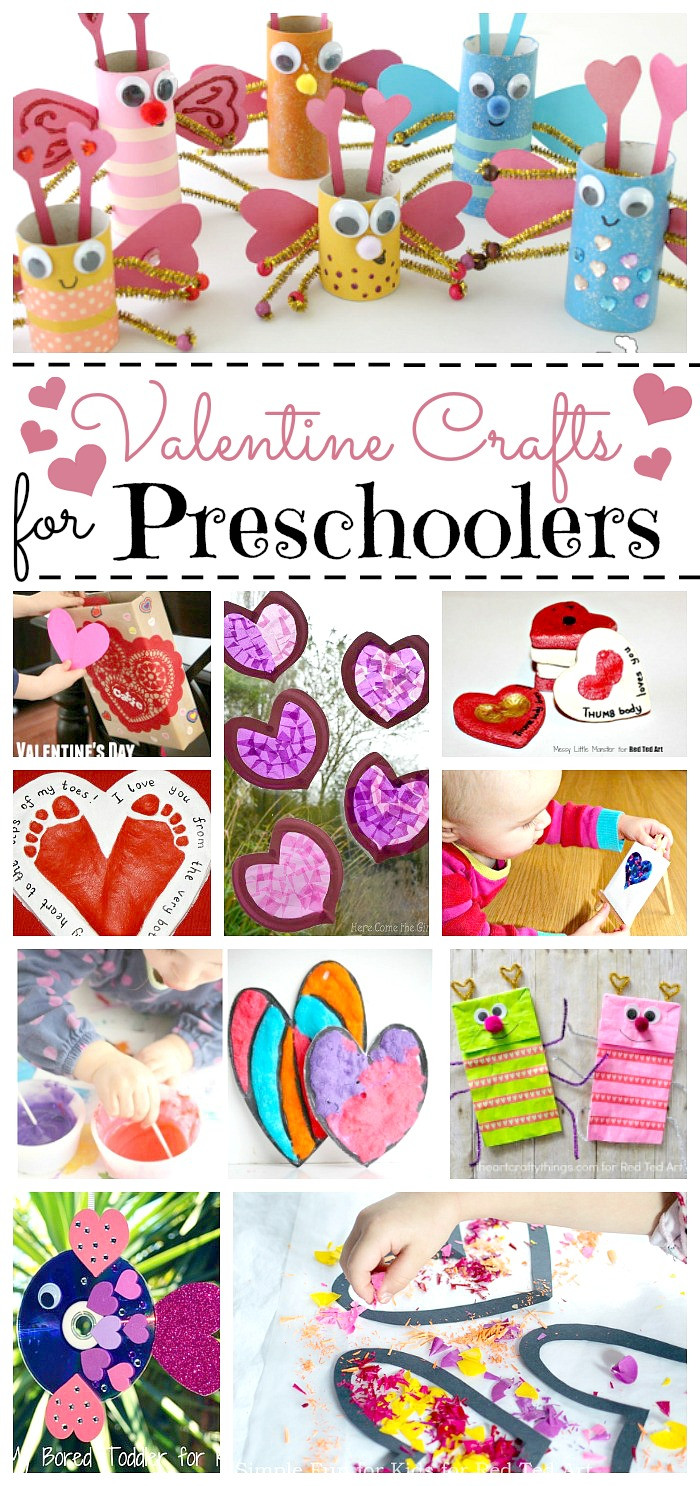 Preschool Art Project Ideas
 Valentine Crafts for Preschoolers Red Ted Art Make