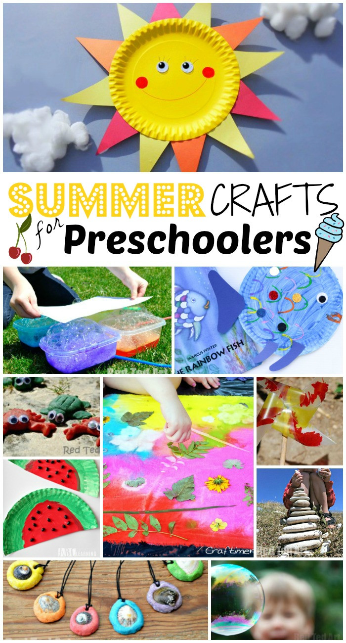 Preschool Art Project Ideas
 Summer Crafts for Preschoolers Red Ted Art s Blog