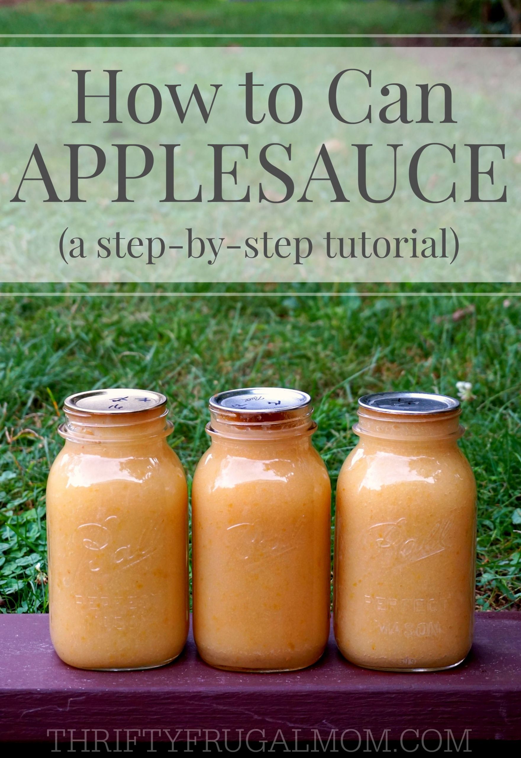 Pressure Canning Applesauce
 How to Can Applesauce a step by step tutorial With