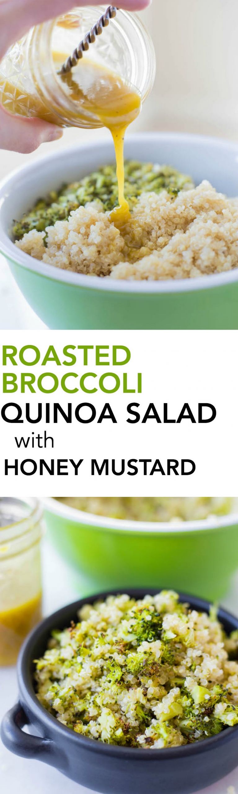Quinoa Salad Dressing
 Roasted Broccoli Quinoa Salad with Honey Mustard Dressing