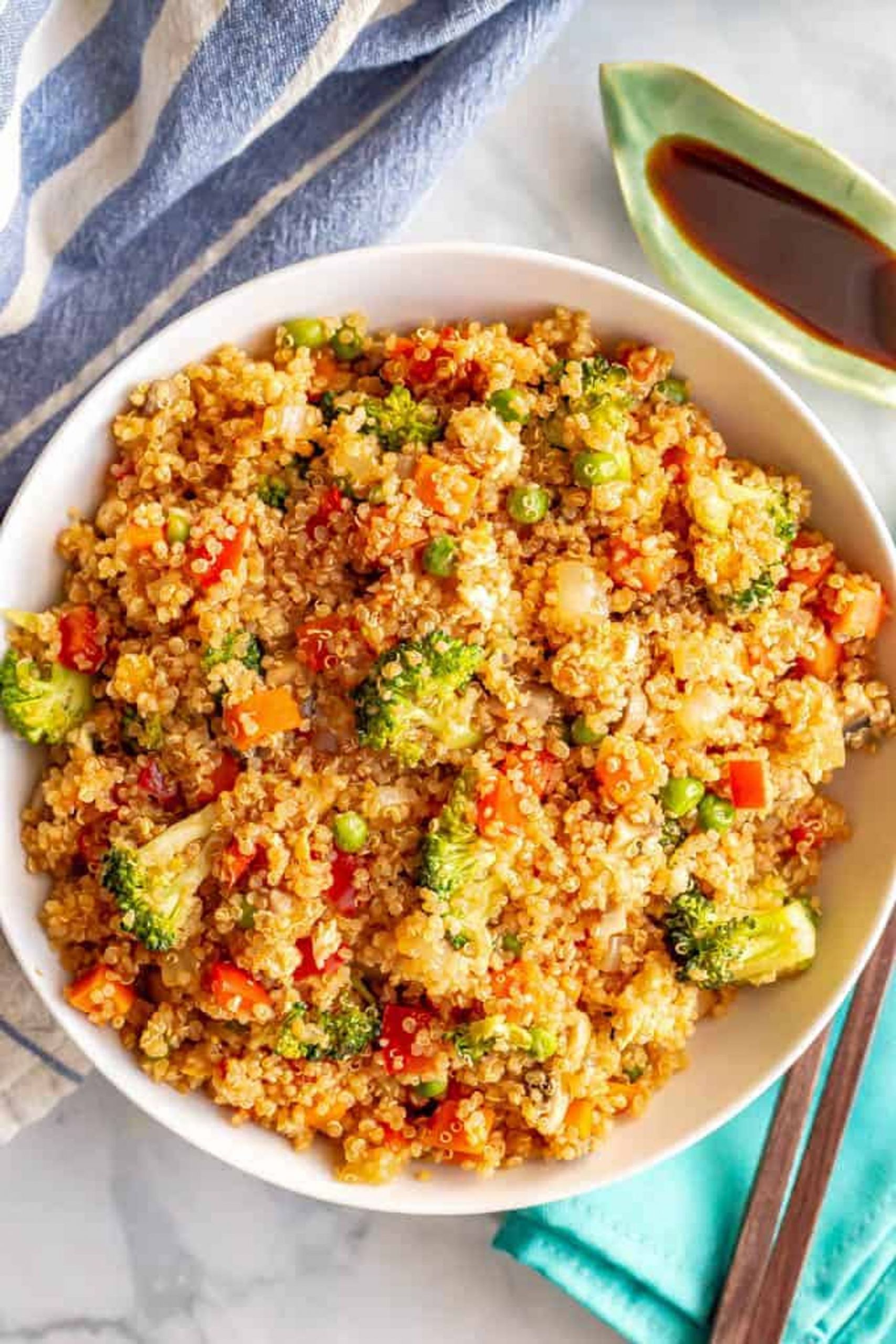 Quinoa Vegetables Recipe
 Quinoa fried rice ve arian Family Food on the Table
