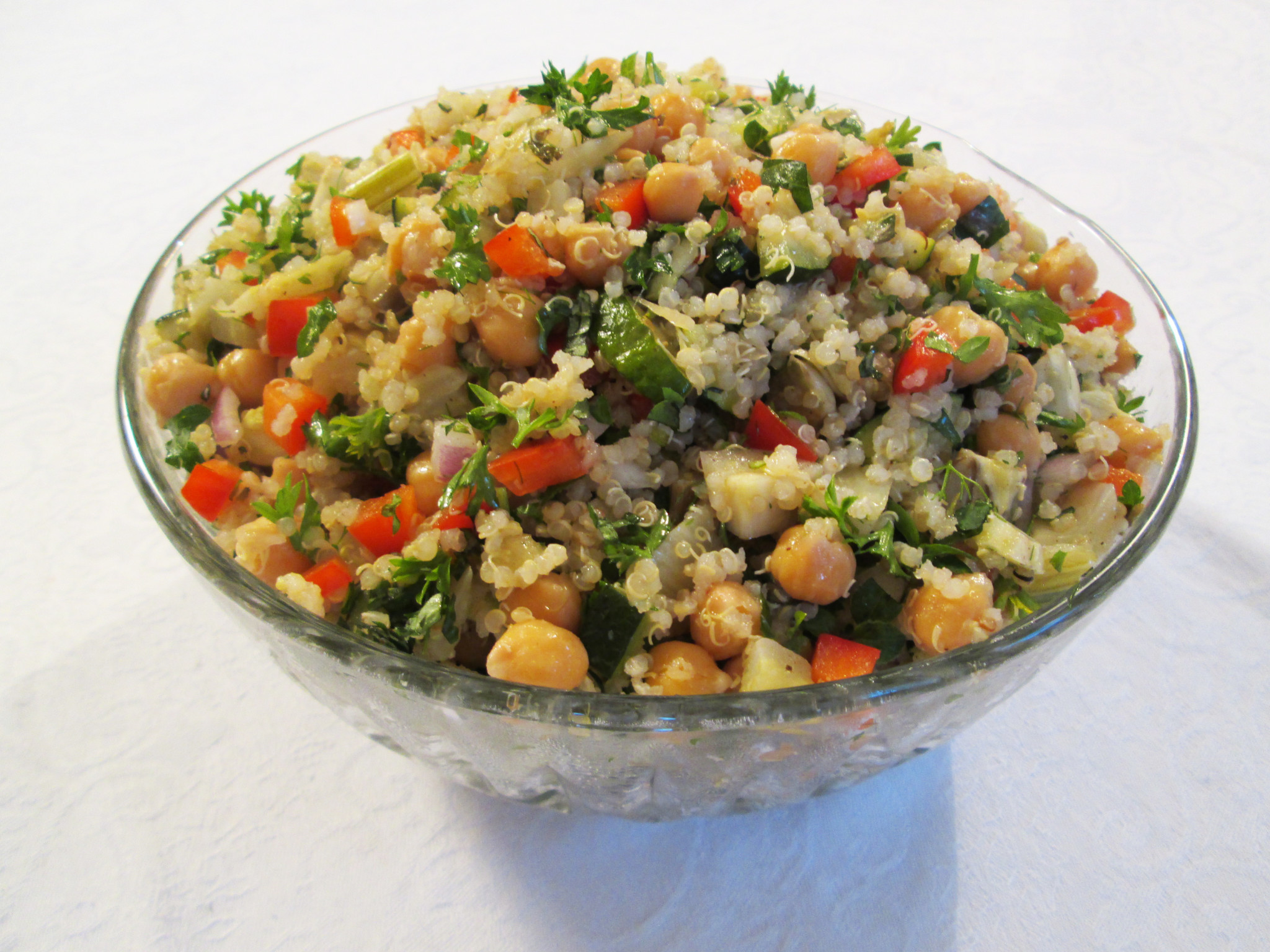 Quinoa Vegetables Recipe
 Chickpea Quinoa Salad with Roasted Ve ables Recipe