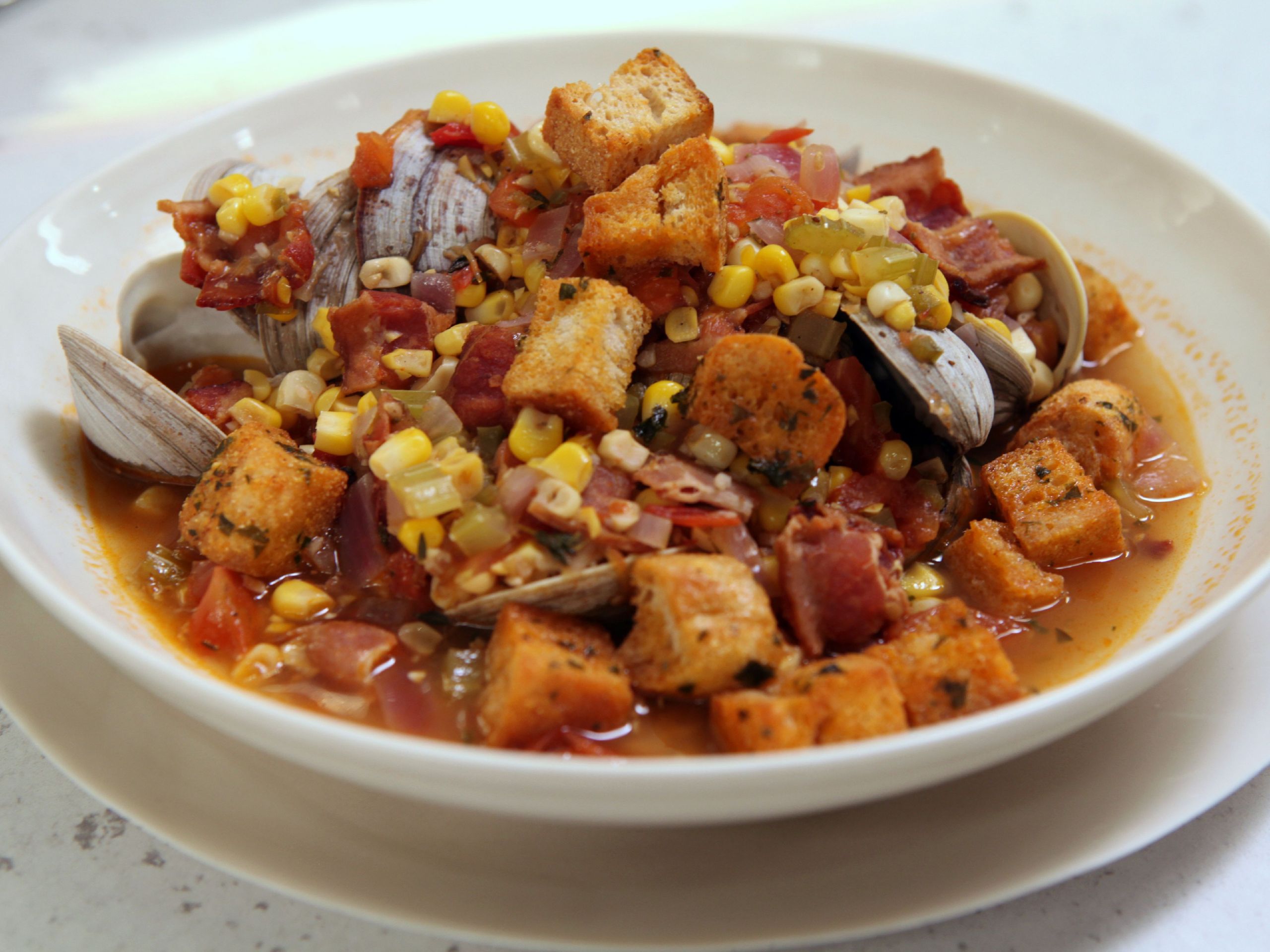 Rachael Ray Winter Vegetable Chowder
 Spicy Clam and Corn Chowder Recipe