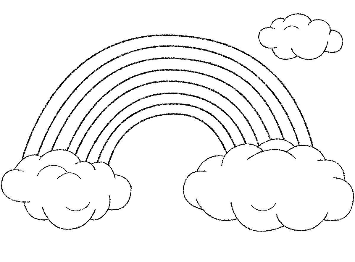 Rainbow Coloring Pages Free Printable
 Rainbow Coloring Pages for childrens printable for free