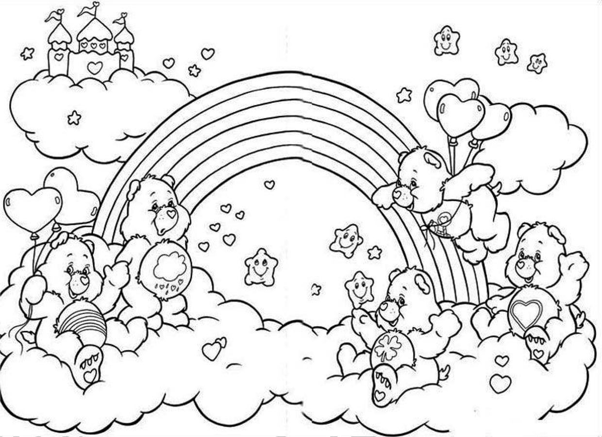 Rainbow Coloring Pages Free Printable
 Rainbow Coloring Pages